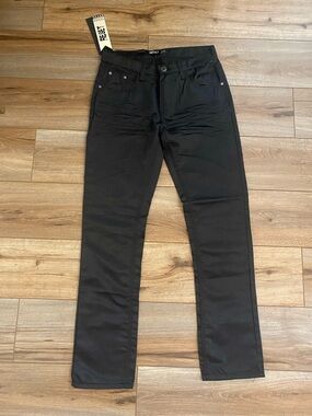 Men's Slim Straight Black Jeans by RESET Denim 32x32 NWT